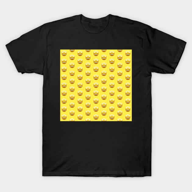 Star-Struck Emoji Pattern | Pop Art T-Shirt by williamcuccio